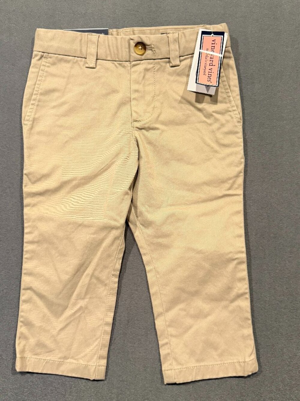 Vineyard Vines Boys 2T Khaki Chino Pants NWT Preppy Classic Tan